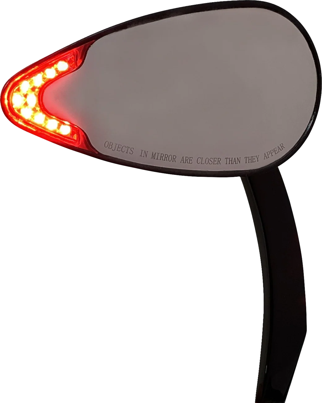 Custom Dynamics Mirror - Side View - with LED Turn Signal - Black CD-MIR-PLUG-B - Image 3