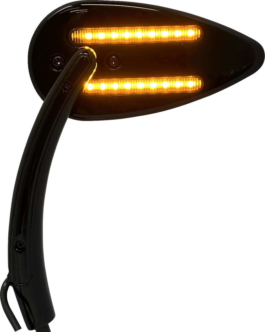 Custom Dynamics Mirror - Side View - with LED Turn Signal - Black CD-MIR-PLUG-B - Image 4