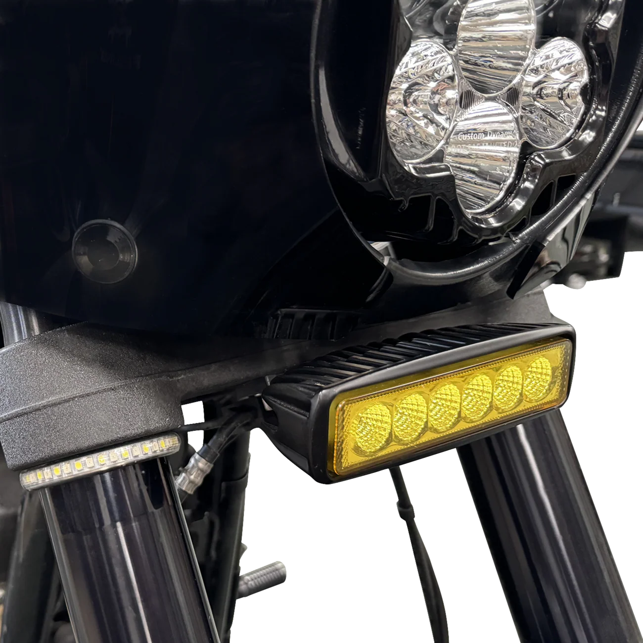 CUSTOM DYNAMICS Mount - Light Bar - Textured Satin Black - FXLRS LB-HP-LRS - Image 4