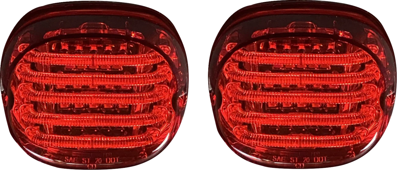 CUSTOM DYNAMICS ProBEAM® LED Taillight - Squareback - Red TRIKE-KIT-2R