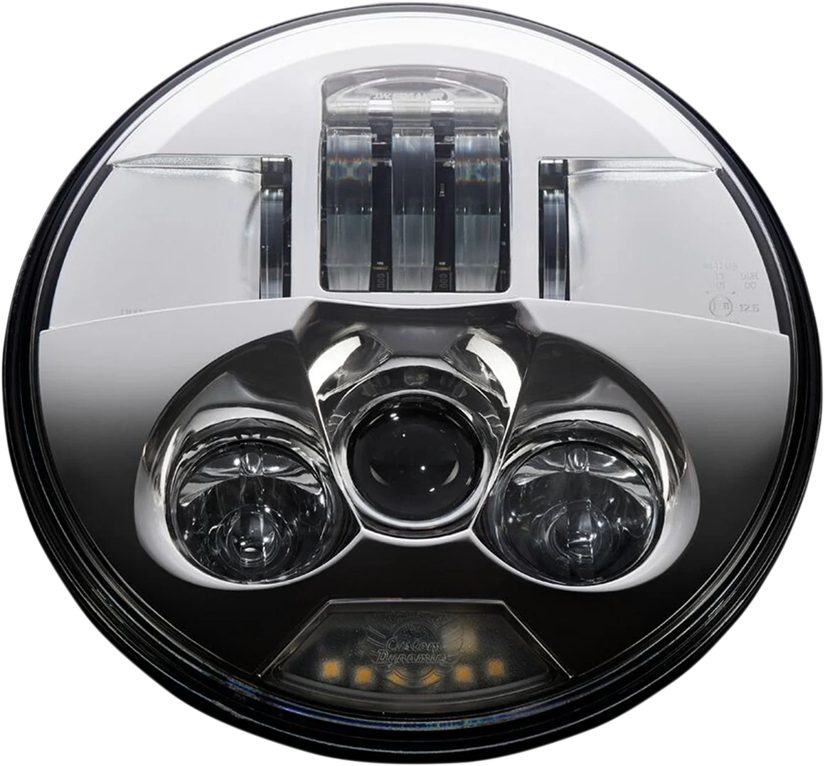 Custom Dynamics ProBEAM LED Headlamp 7" - Chrome PB-7-C
