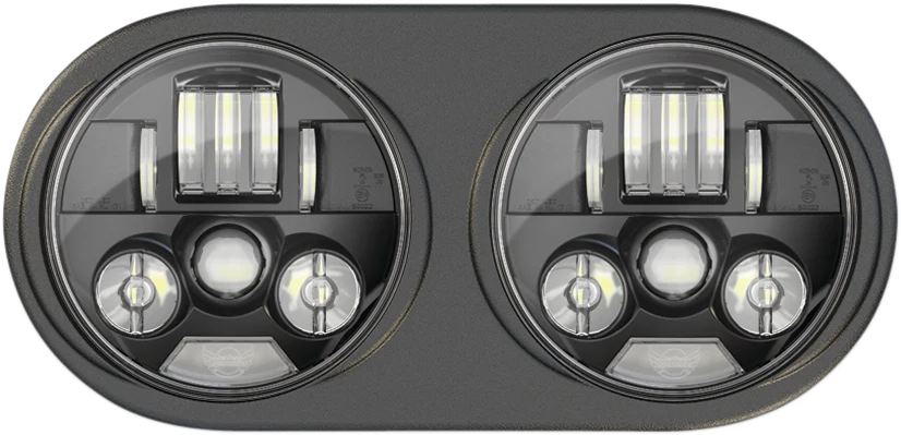 Custom Dynamics ProBeam? LED Headlamps - FLTR - Black PB-RG13-B