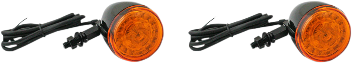 Custom Dynamics ProBEAM? Universal Turn Signals - Gloss Black/Amber PB-UNV-TS-A-B