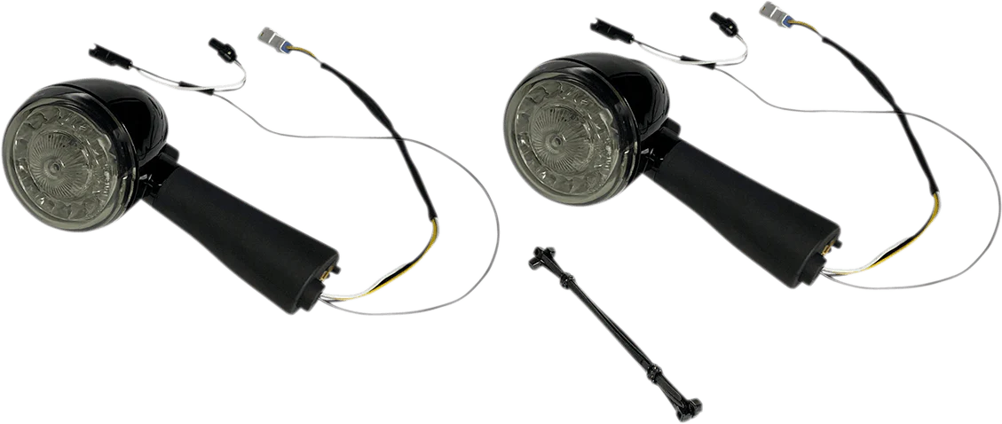 Custom Dynamics Rear LED Turn Signal Ringz - Smoke - Scout PB-SCOUT-RR-BS