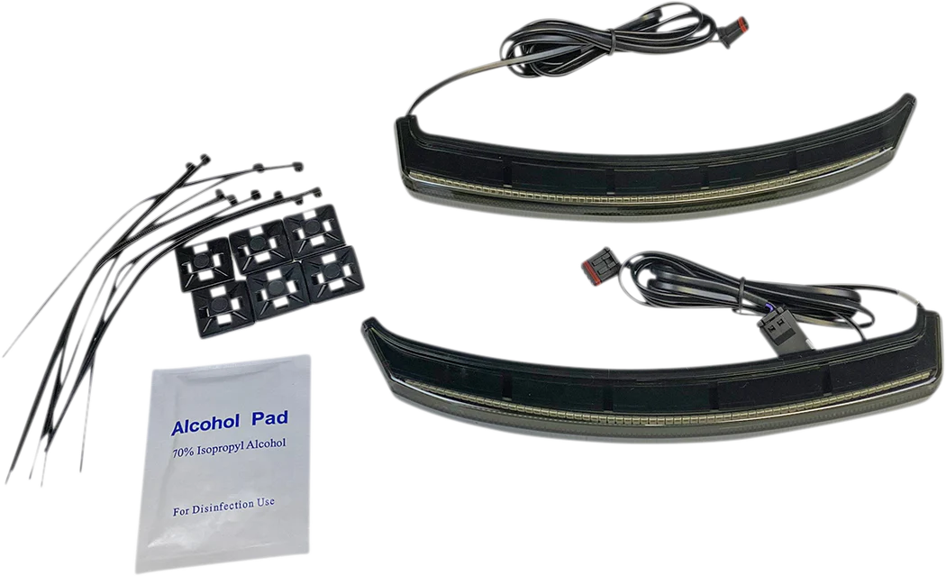 Custom Dynamics Saddle Bag Lights - Smoke Lens CD-INDBAG-SWN-S
