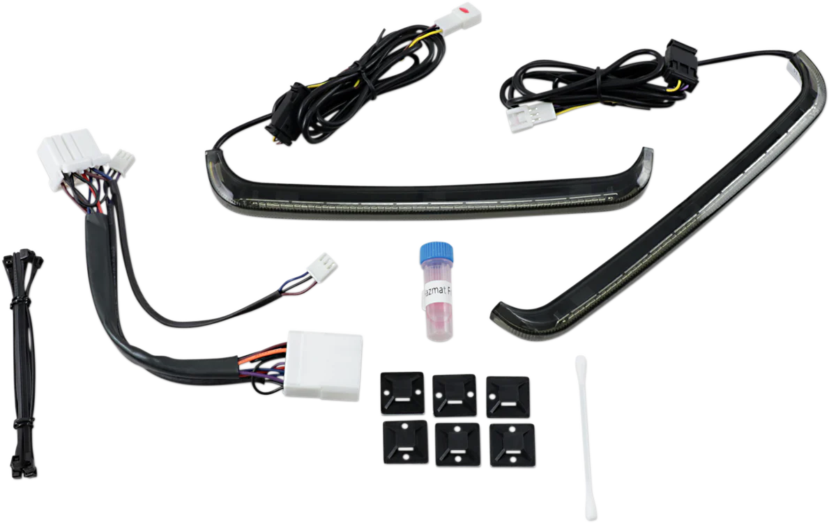 Custom Dynamics Saddlebag Lights - '97-'13 - Smoke Lens CD-LP-HD-S