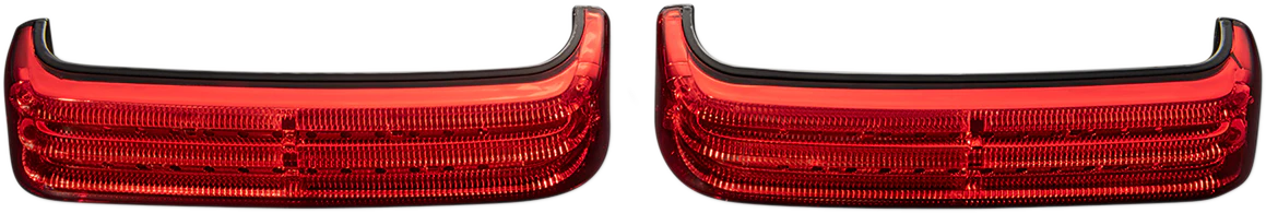 Custom Dynamics Saddlebag Lights - Black/Red PB-SB-HD-BR