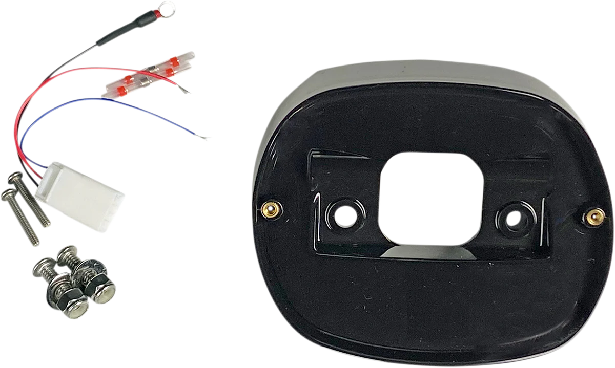 Custom Dynamics Taillight Baseplate - Black TL-BASE99-B