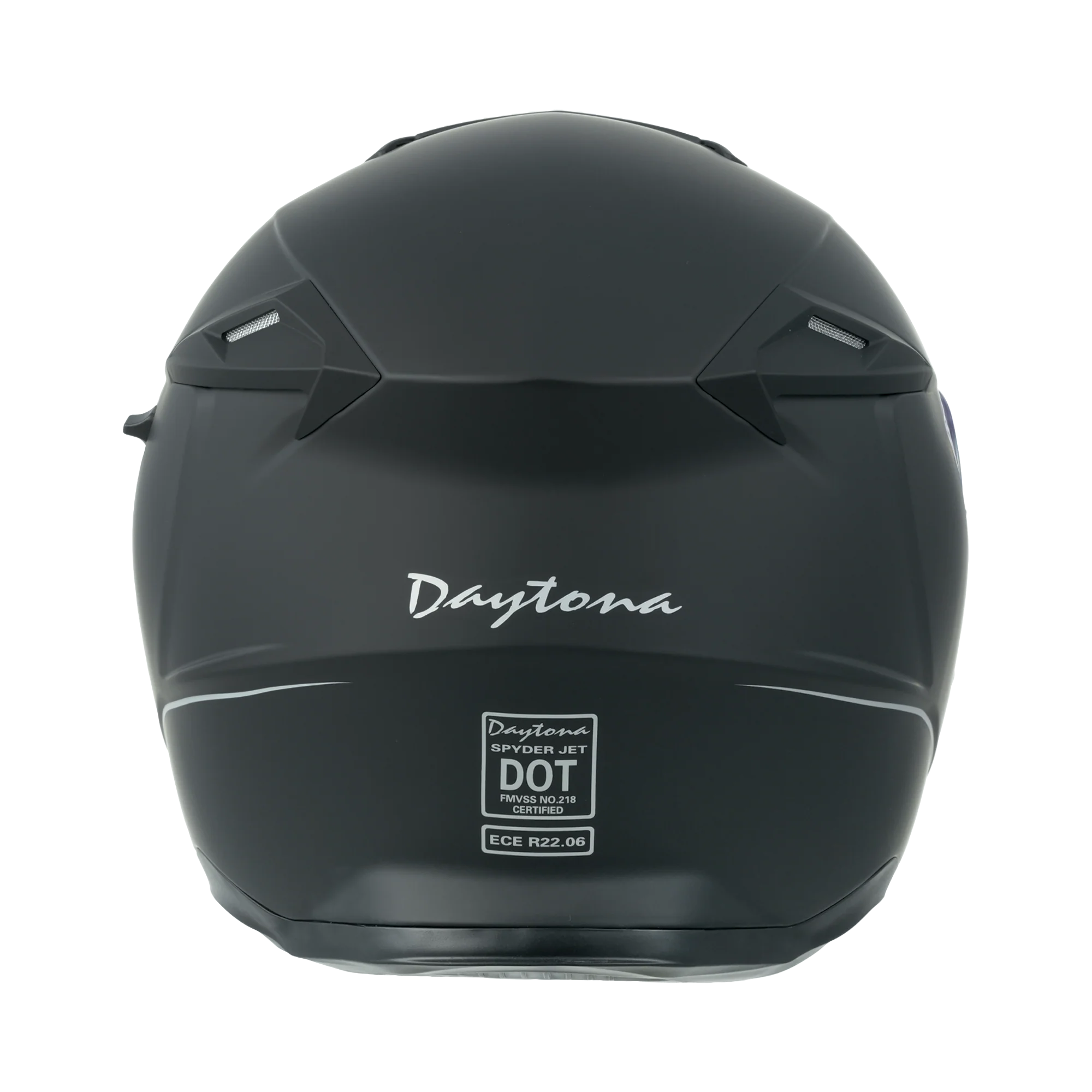 Daytona Spyder Jet- Dull Black D.O.T. & ECE approved - Image 3