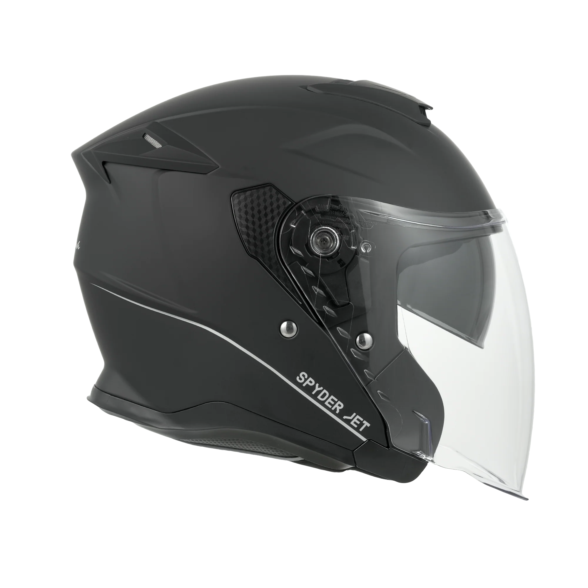 Daytona Spyder Jet- Dull Black D.O.T. & ECE approved - Image 4