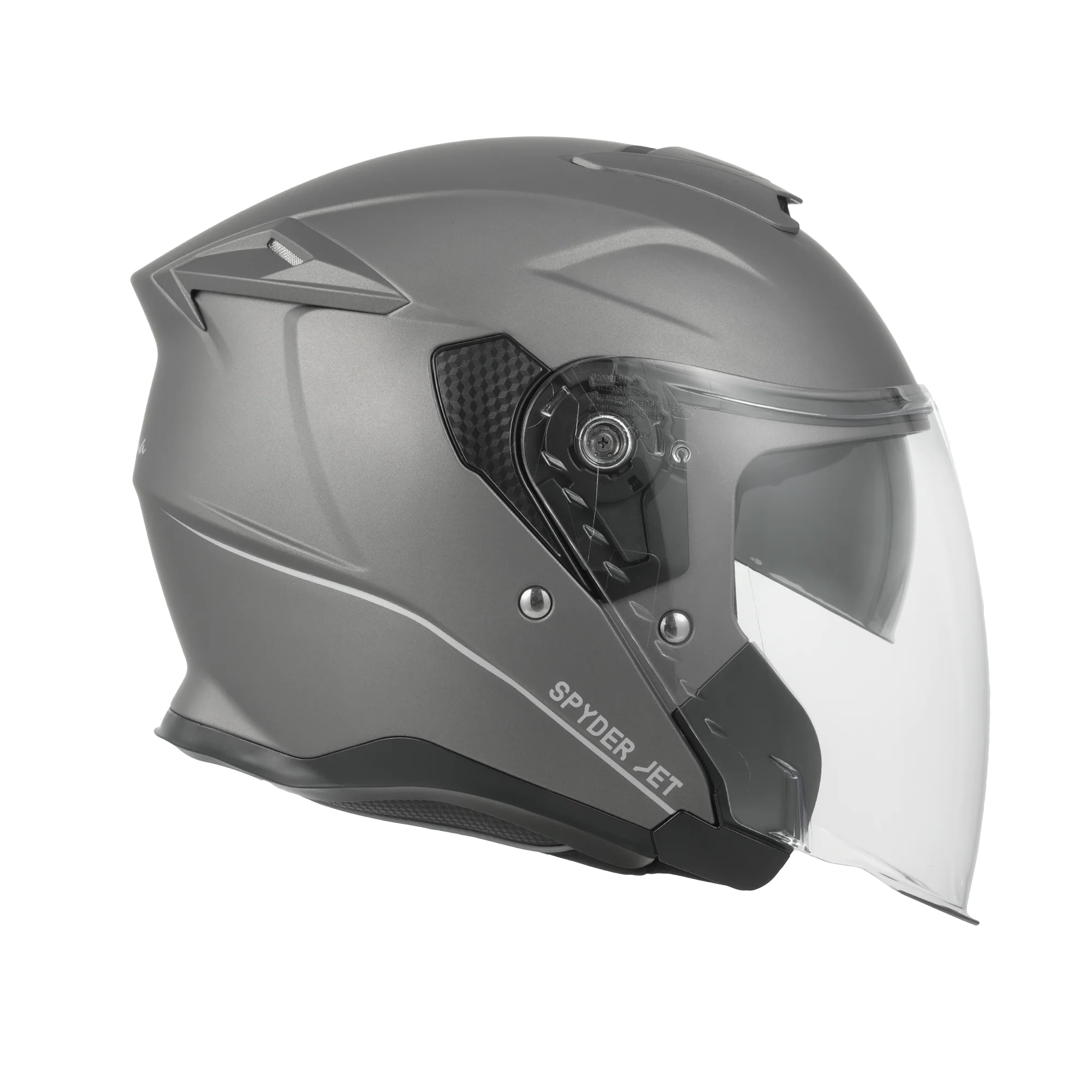 Daytona Spyder Jet- Gun Metal Grey Dull Metallic D.O.T. & ECE approved - Image 4