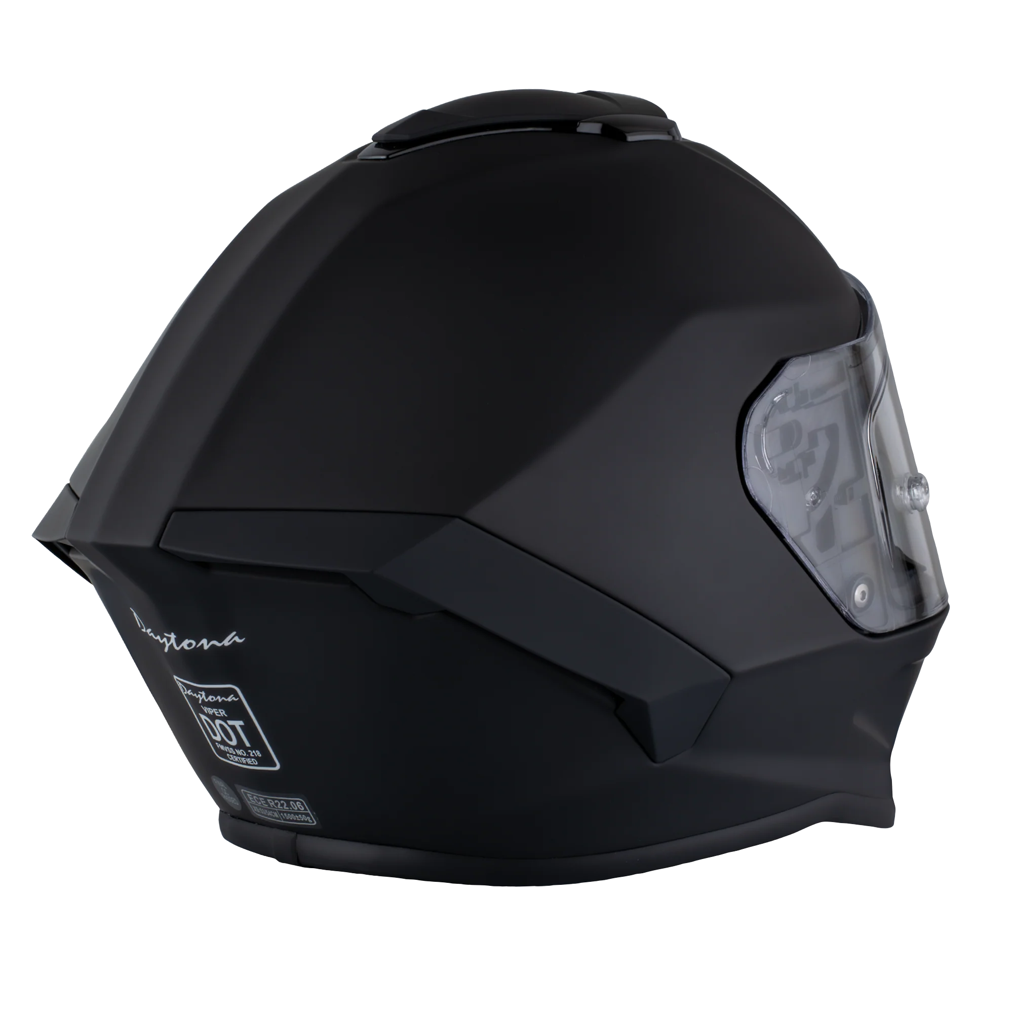 Daytona Viper- Dull Black D.O.T. & ECE Approved - Image 6