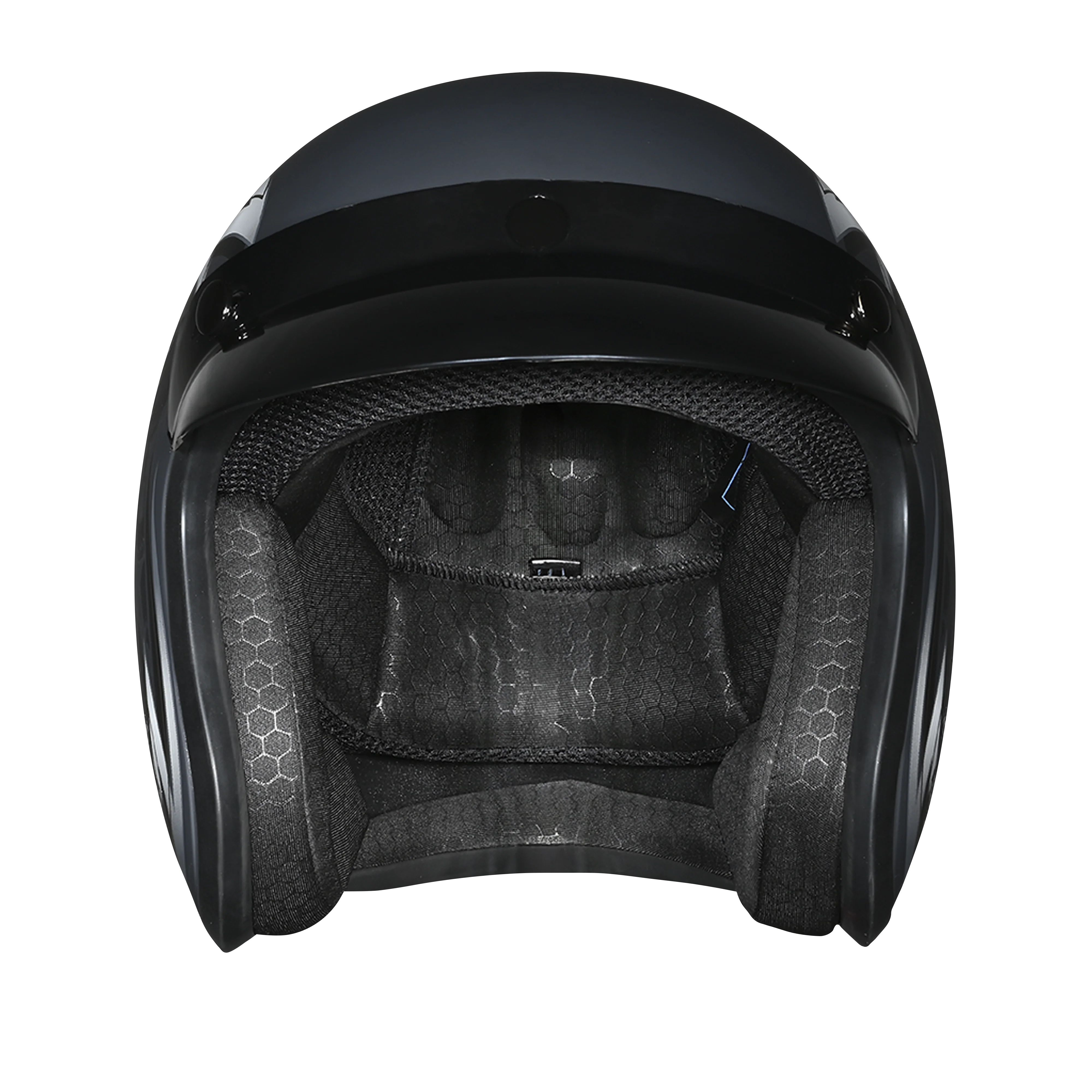 DOT Approved Daytona Cruiser Open Face Motorcycle Helmet - Men, Women & Youth - With Visor & Graphics - W/ Wild Soul - Image 2