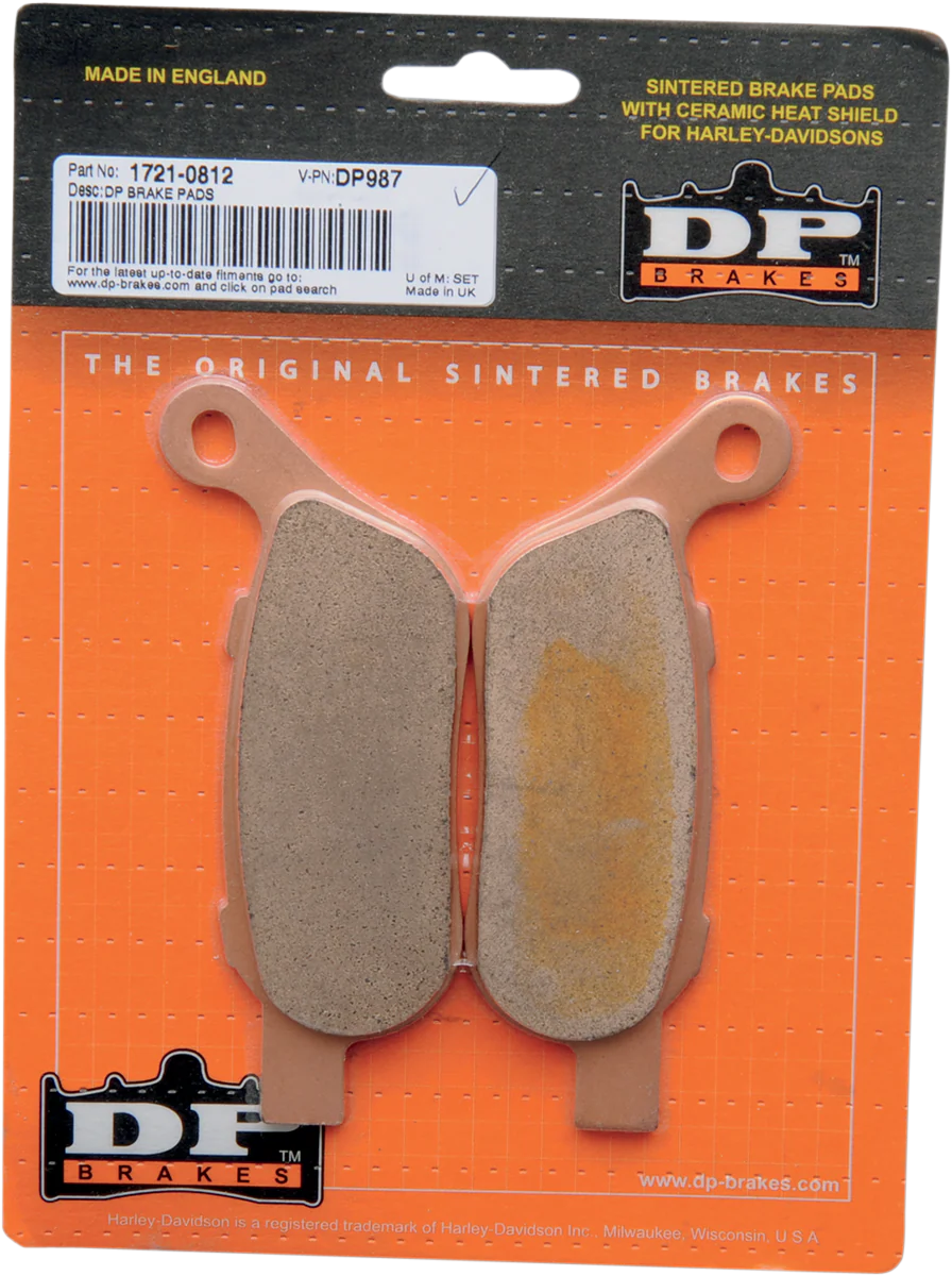 DP BRAKES Sintered Brake Pads - DP987 DP987