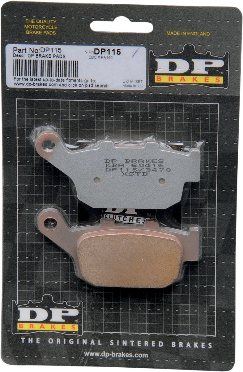 DP BRAKES Standard Brake Pads DP115
