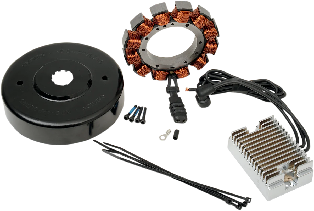DRAG SPECIALTIES 32A Charging Kit - Chrome Regulator 29985-87HV-BXLB