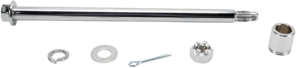 DRAG SPECIALTIES Axle Kit - Rear - Chrome - '86-'99 ST 16-0302-BC520 - Image 2
