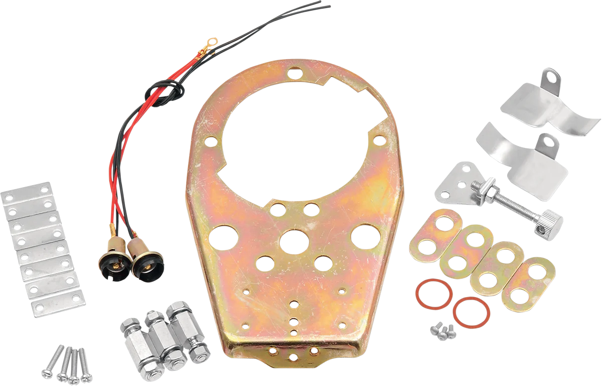 DRAG SPECIALTIES Base Plate - Cat Eye Dash Cover 12-0034B
