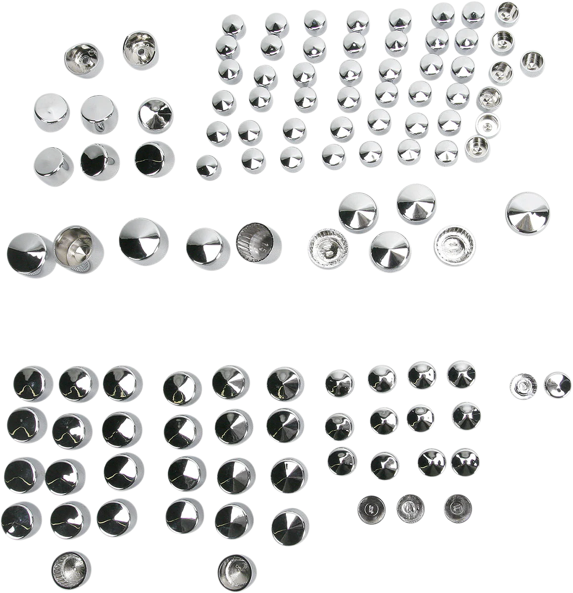 DRAG SPECIALTIES Bolt Covers - Chrome 352000