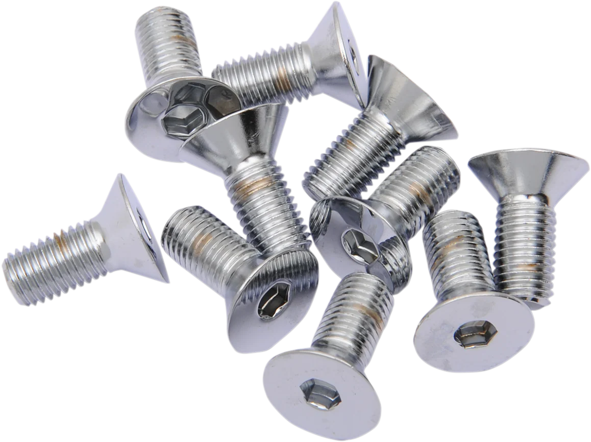 DRAG SPECIALTIES Bolts - Flat-Head - Chrome - 5/16"-24 x 1" MPB583