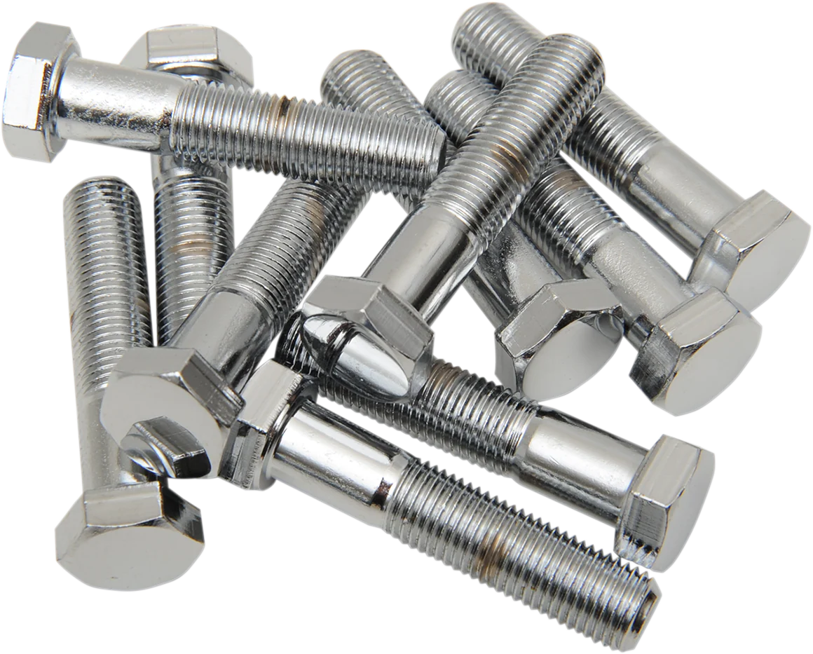 DRAG SPECIALTIES Bolts - Hex Head/Replacement - Fine Thread - 3/8"-24 x 1-1/2" - 10 Pack MPB158