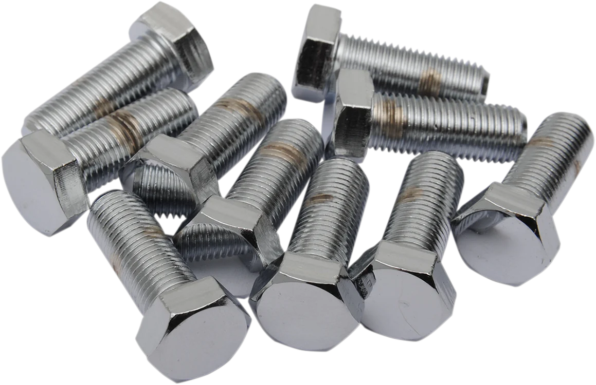 DRAG SPECIALTIES Bolts - Hex Head/Replacement - Fine Thread - 3/8"-24 x 1" - 10 Pack MPB156