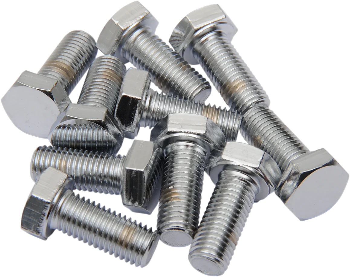 DRAG SPECIALTIES Bolts - Hex Head/Replacement - Fine Thread - 5/16"-24 x 7/8" - 10 Pack MPB148