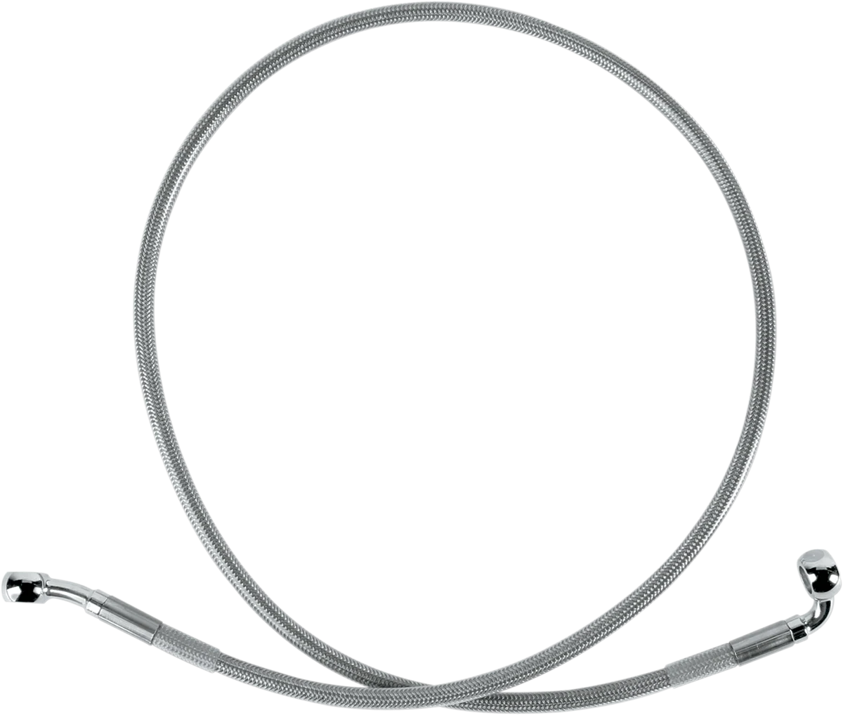 DRAG SPECIALTIES Brake Line - Front (Upper) - Stainless Steel 640112