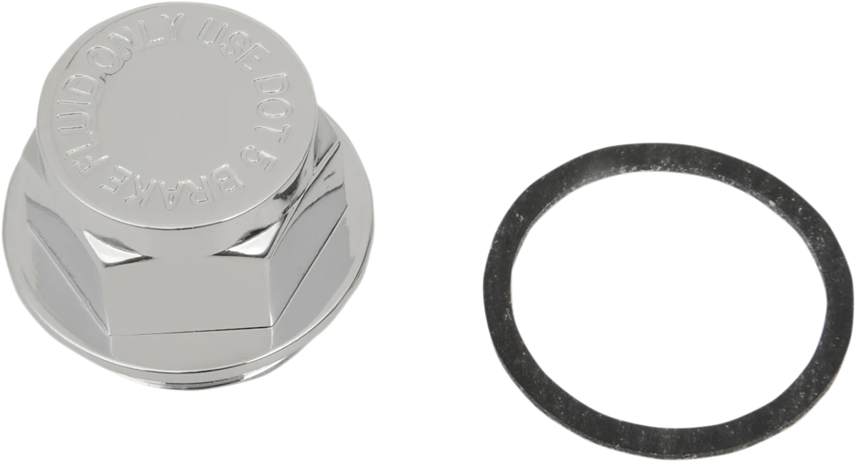 DRAG SPECIALTIES Chrome Master Cylinder Cap 17-0027-BC104