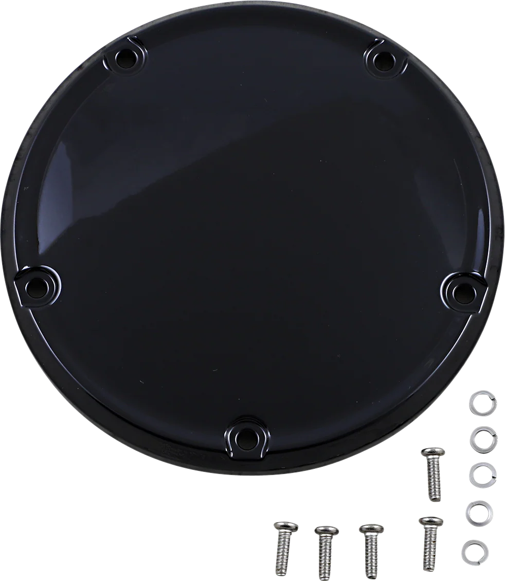 DRAG SPECIALTIES Derby Cover - Gloss Black - Softail D33-0118GB