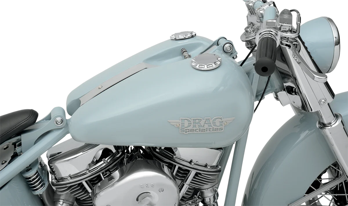 DRAG SPECIALTIES Fat Bob Style Gas Tanks - Flatside - 3.5 Gallon 011184-BX36