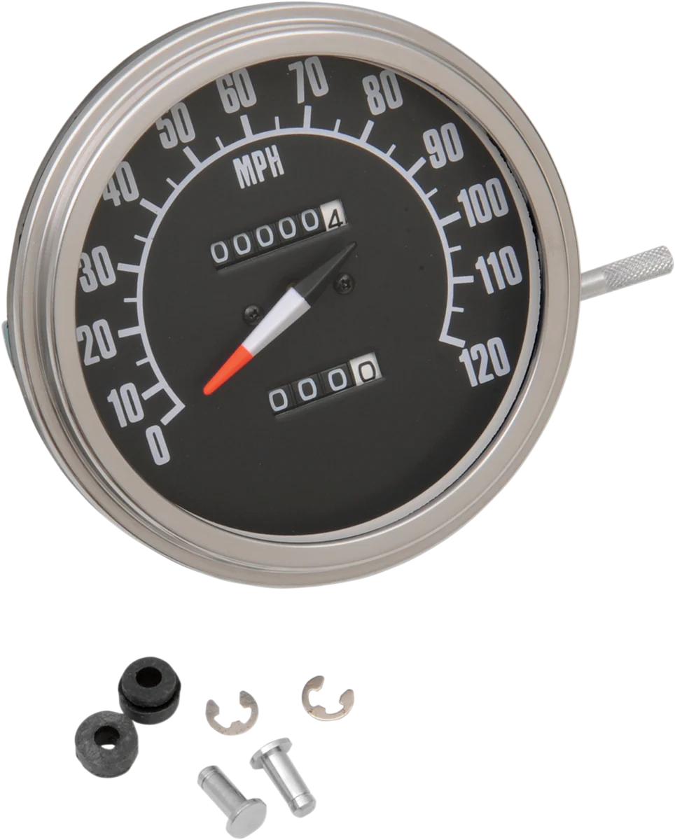 DRAG SPECIALTIES FL-Style 2240:60 Speedometer - '68-'84 Face 72407M