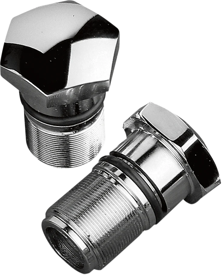 DRAG SPECIALTIES Fork Tube Cap - Chrome 301119-BC105