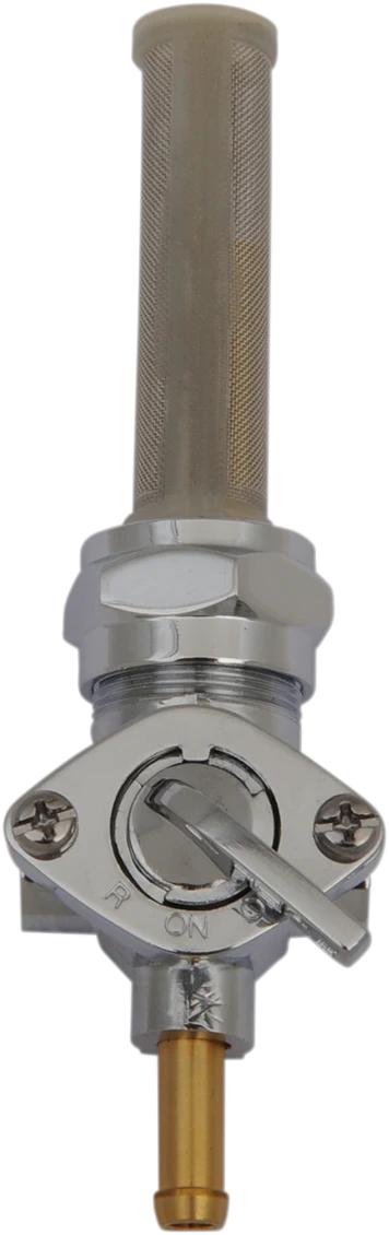 DRAG SPECIALTIES Fuel Petcock - Downward - Chrome - 22 mm 03-0040-BC331