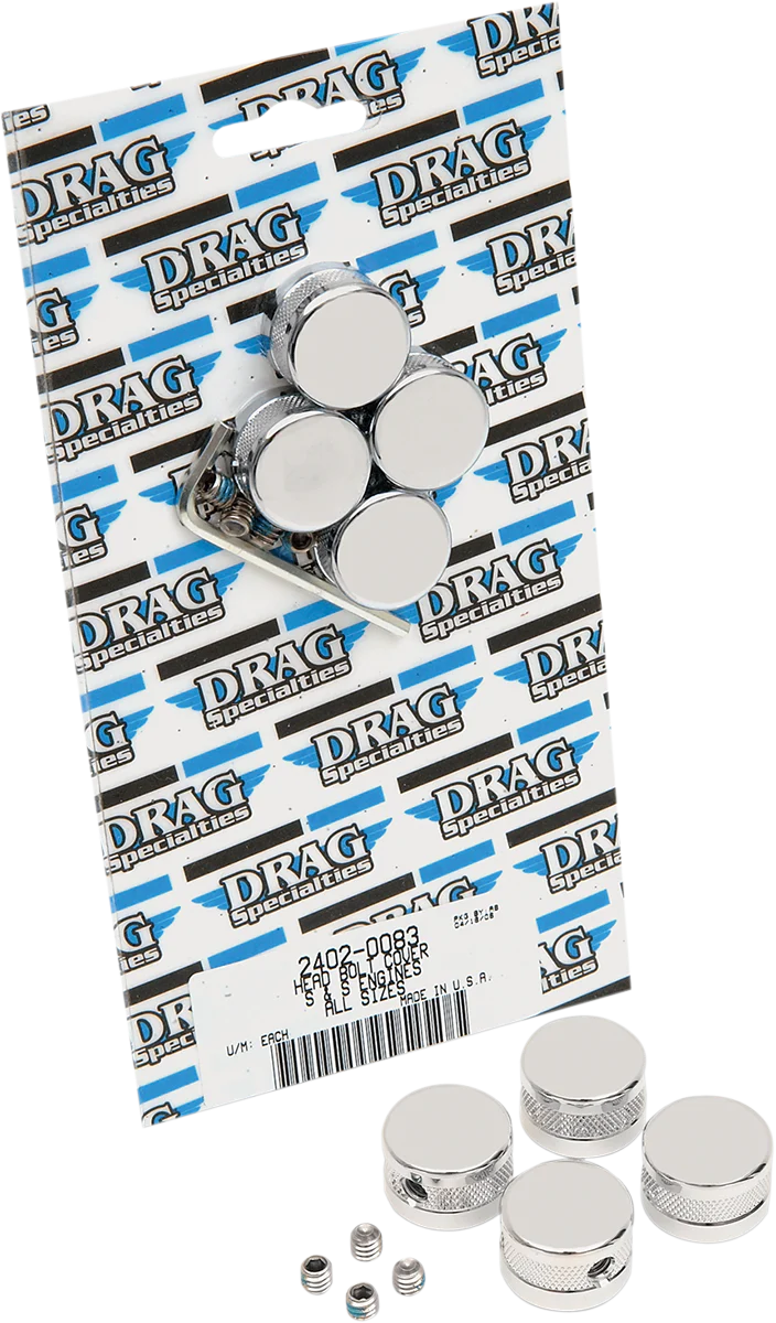 DRAG SPECIALTIES Head Bolt Cover - Engine MK538