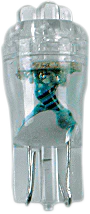 DRAG SPECIALTIES Mini Wedge LED Bulbs - White T10-4LEDW-HC