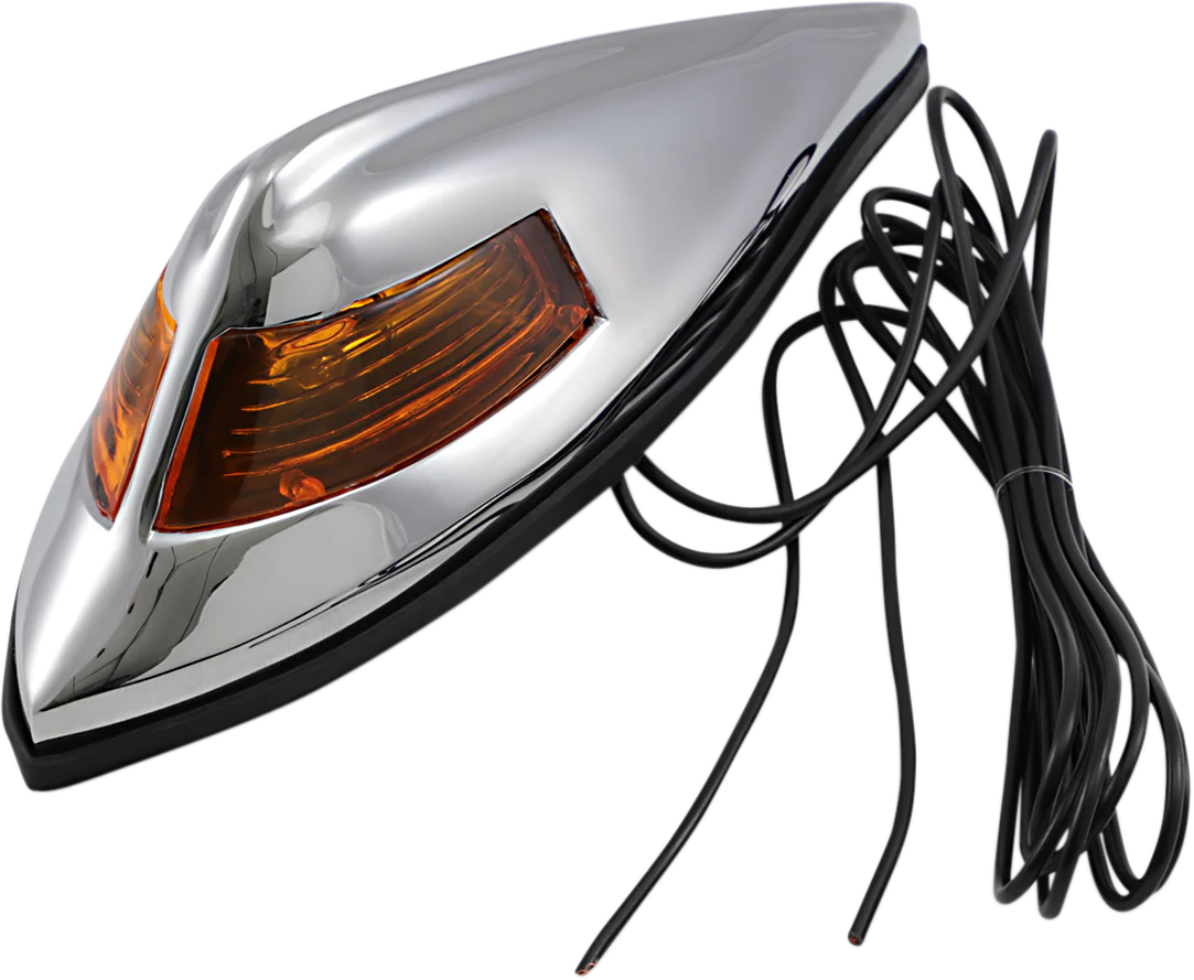 DRAG SPECIALTIES Nostalgia Front Fender Light - Amber 12-0025-BC312
