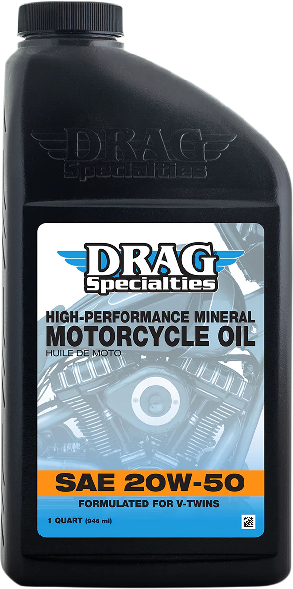 DRAG SPECIALTIES OIL Engine Oil - 20W-50 - 1 U.S. quart 198919