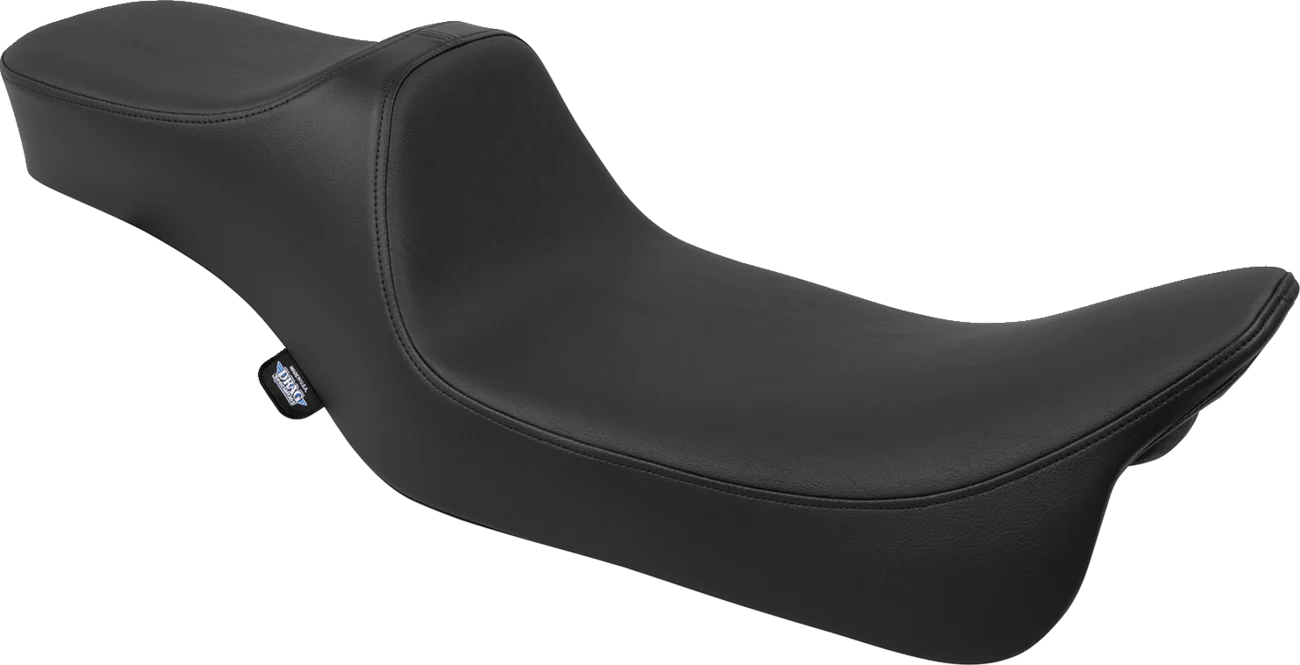 DRAG SPECIALTIES Predator III Seat - Extended Reach - Double Diamond - Black - FLH/FLT '08-'24 4687B