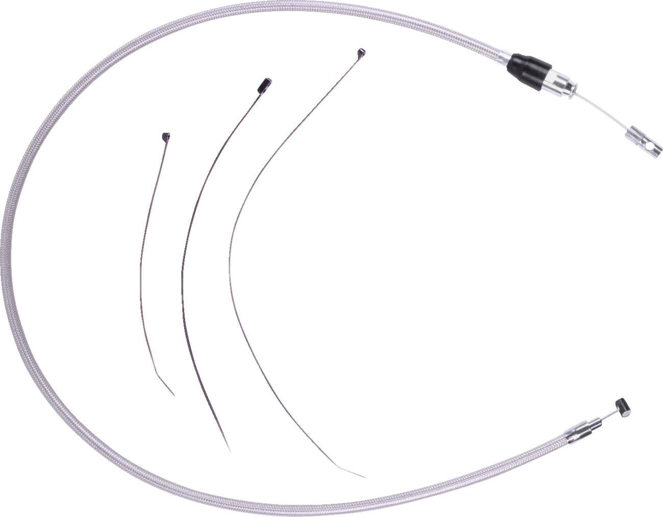 DRAG SPECIALTIES Quick Connect Clutch Cable - Upper - Stainless Steel 5323804HE