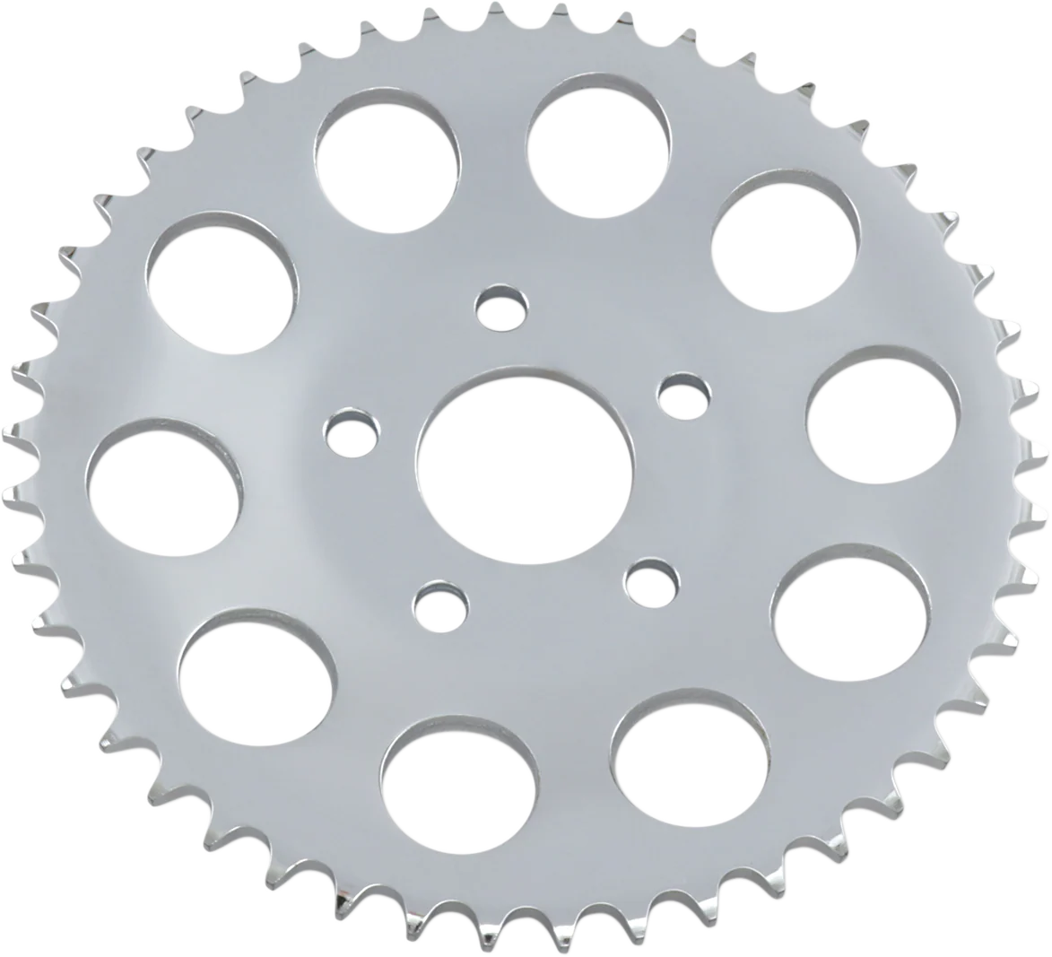 DRAG SPECIALTIES Rear Sprocket - Chrome - Dished - 46 Tooth 19430P