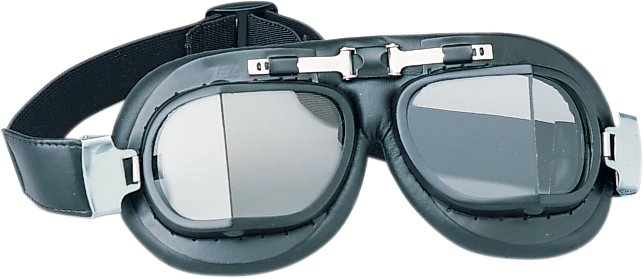 DRAG SPECIALTIES Red Baron Goggles - Matte Black 220001-BX3