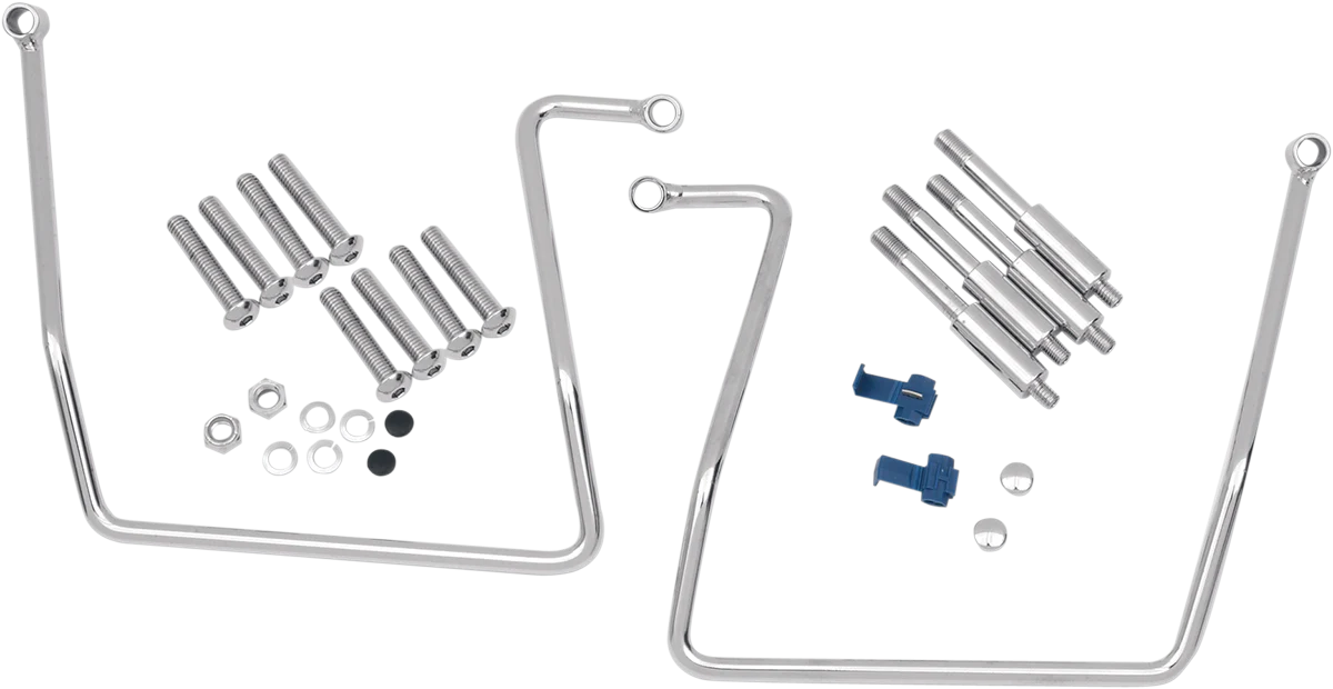 DRAG SPECIALTIES Saddlebag Support - Chrome - FXD '91-'17 77-0044CKNU