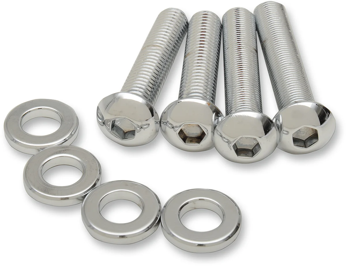 DRAG SPECIALTIES Shock Mount Kit - Chrome MKDR8