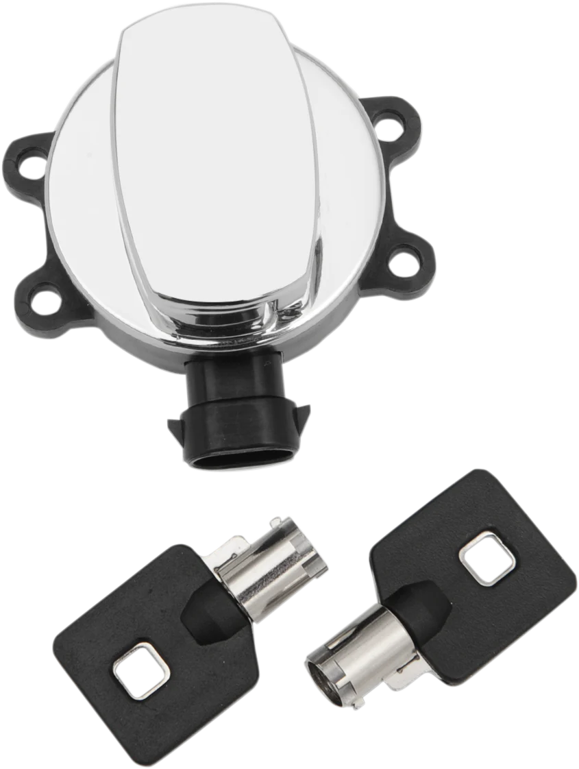 DRAG SPECIALTIES Side Hinge Ignition Switch - Chrome E21-0214 - Image 2