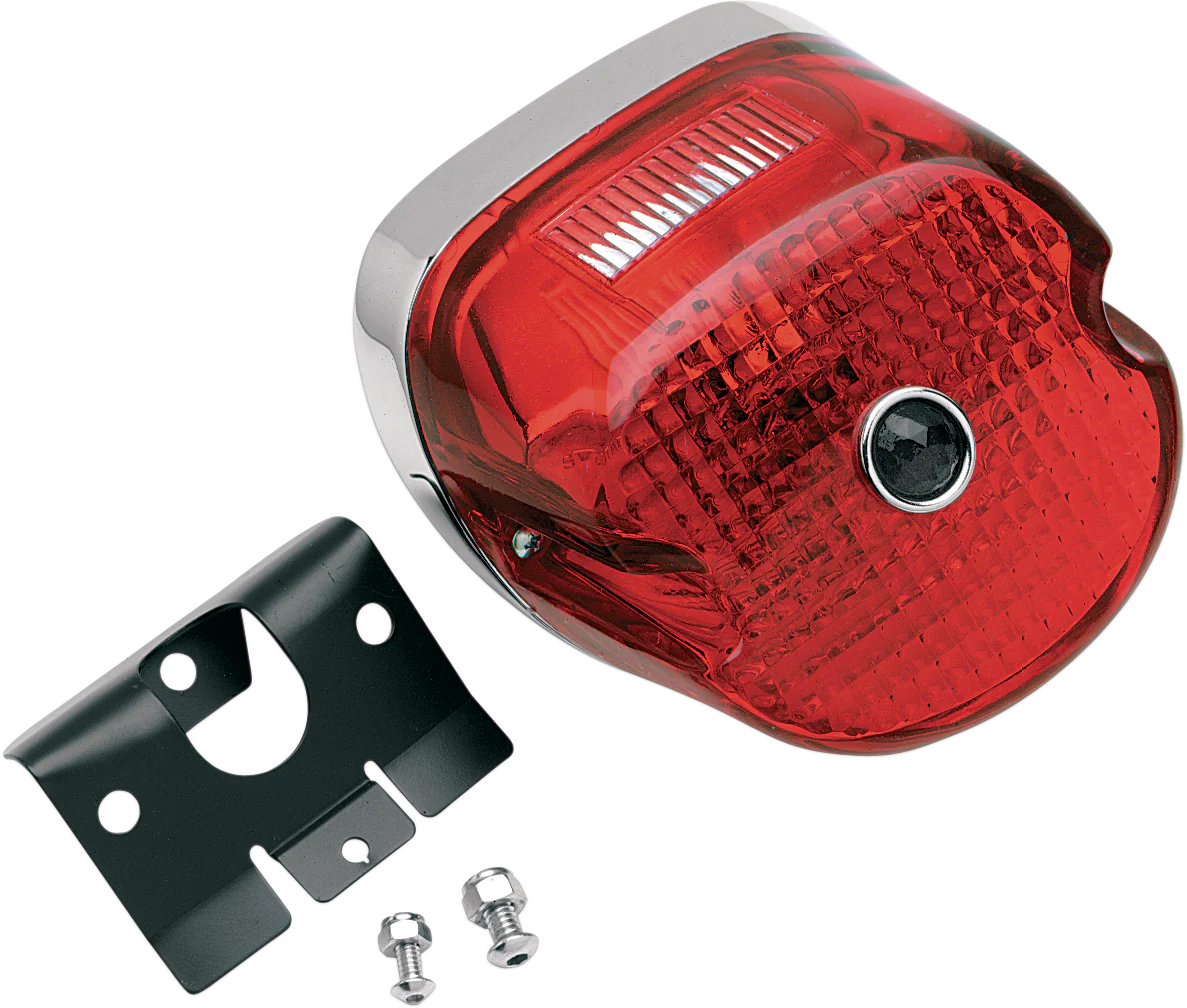 DRAG SPECIALTIES Taillight - Laydown/Blue Dot - Harley Davidson 120022CBM-BXLB1