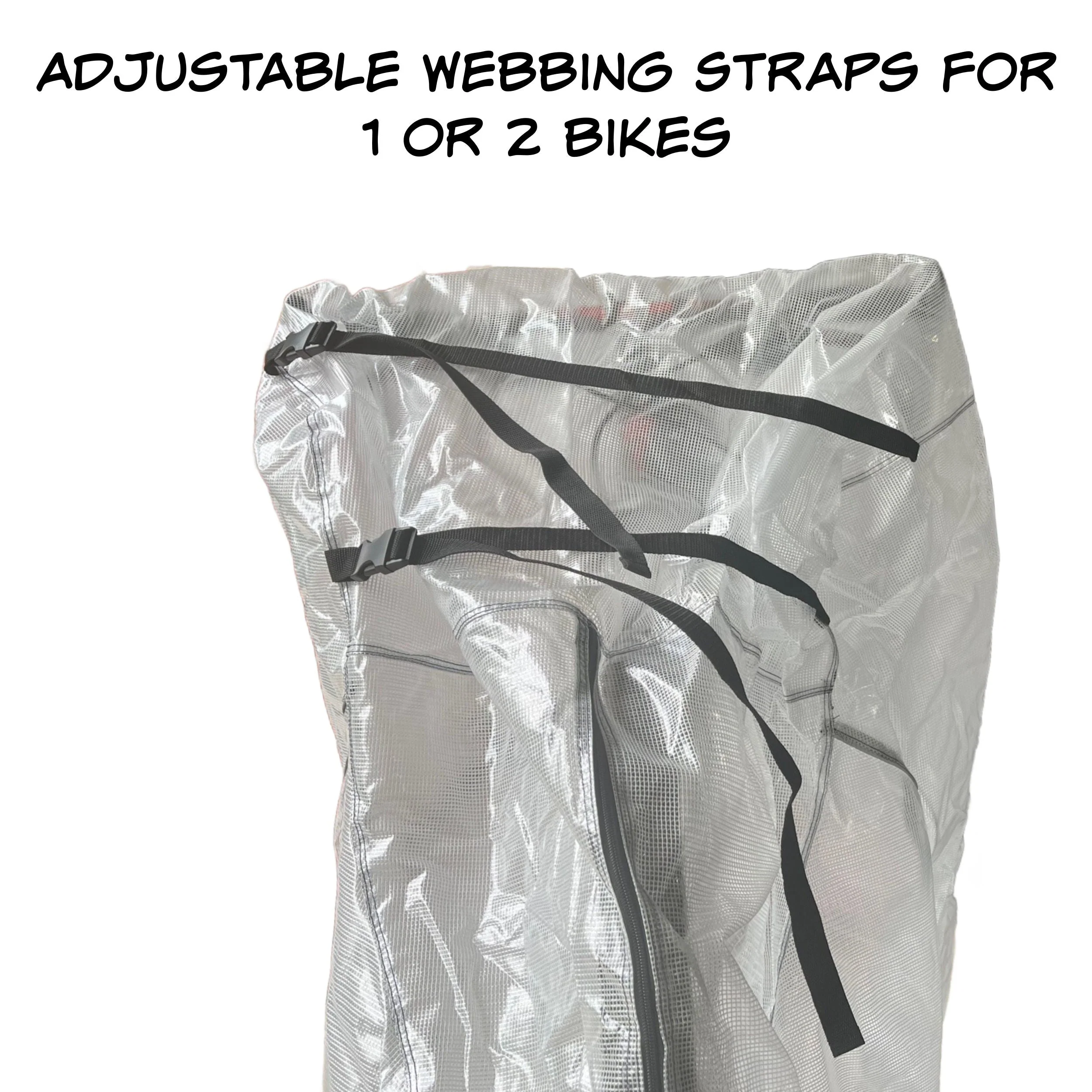BiKASE - Dual or Single Ebike Cover Adjustable for 1 or 2 Bikes - Image 3