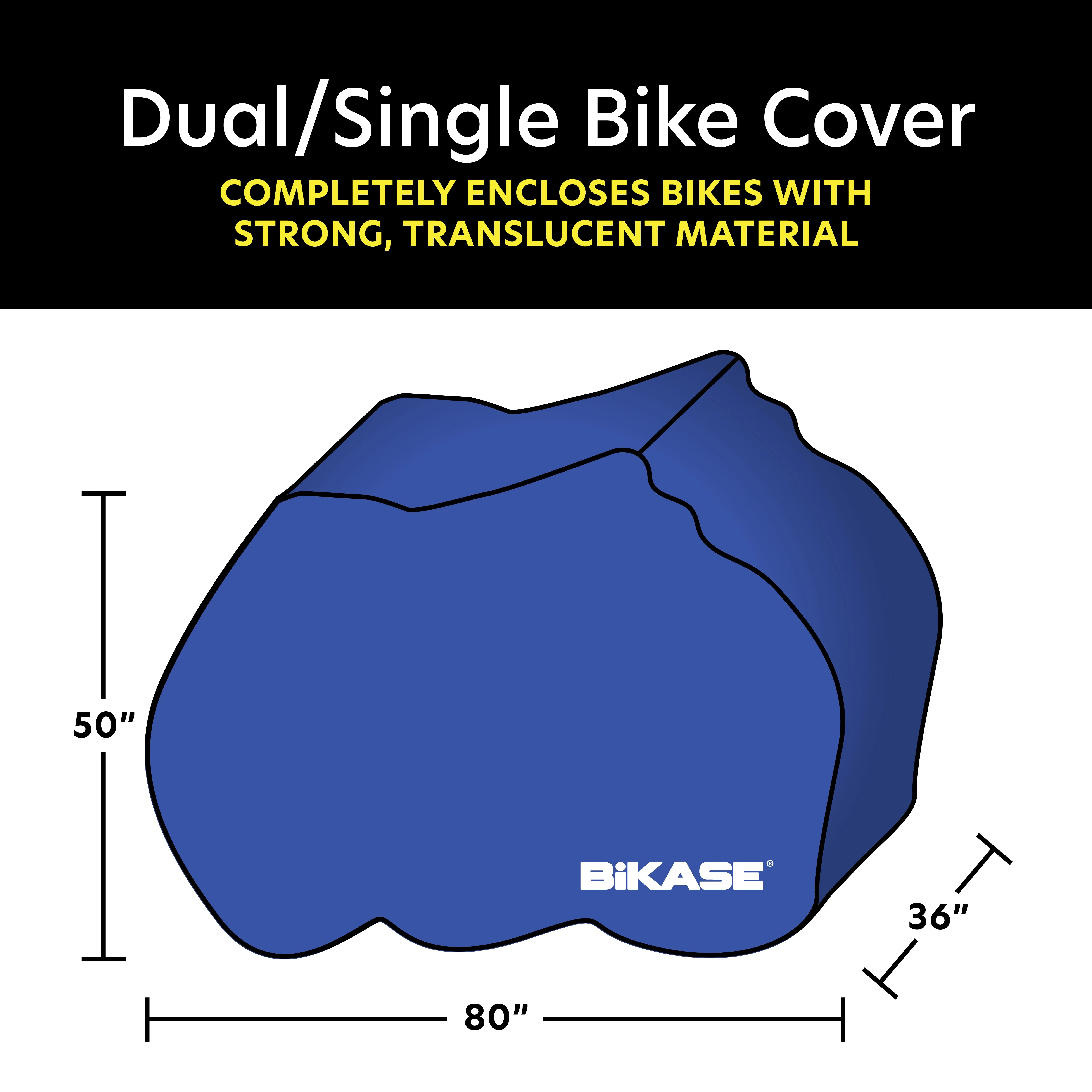 BiKASE - Dual or Single Ebike Cover Adjustable for 1 or 2 Bikes - Image 4