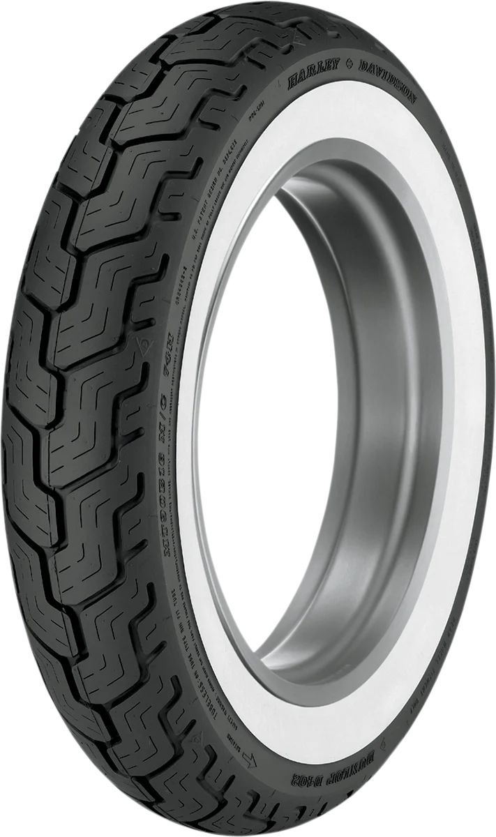 DUNLOP Tire - D402 - Rear - MT90-16 - Wide Whitewall - 74H 45006807