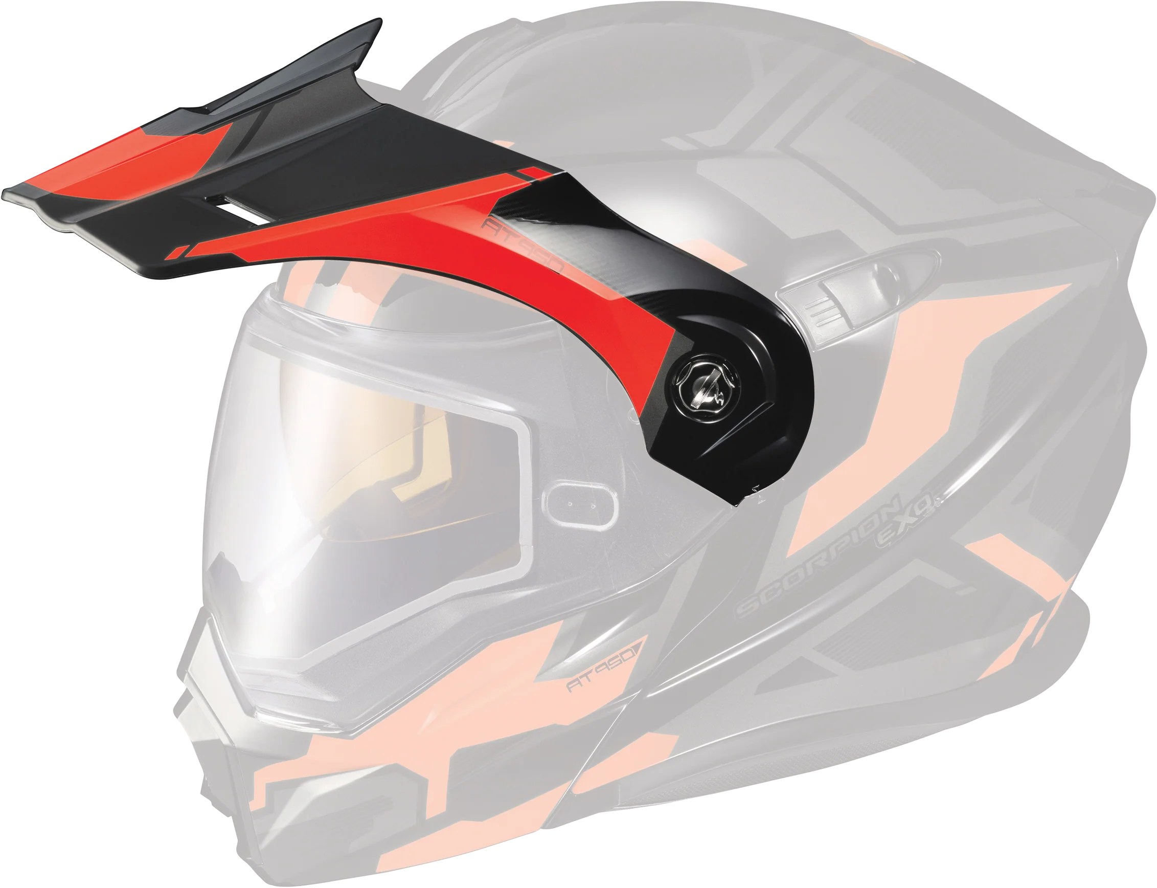 Scorpion - Exo At950 Helmet Peak Visor Ellwood Red